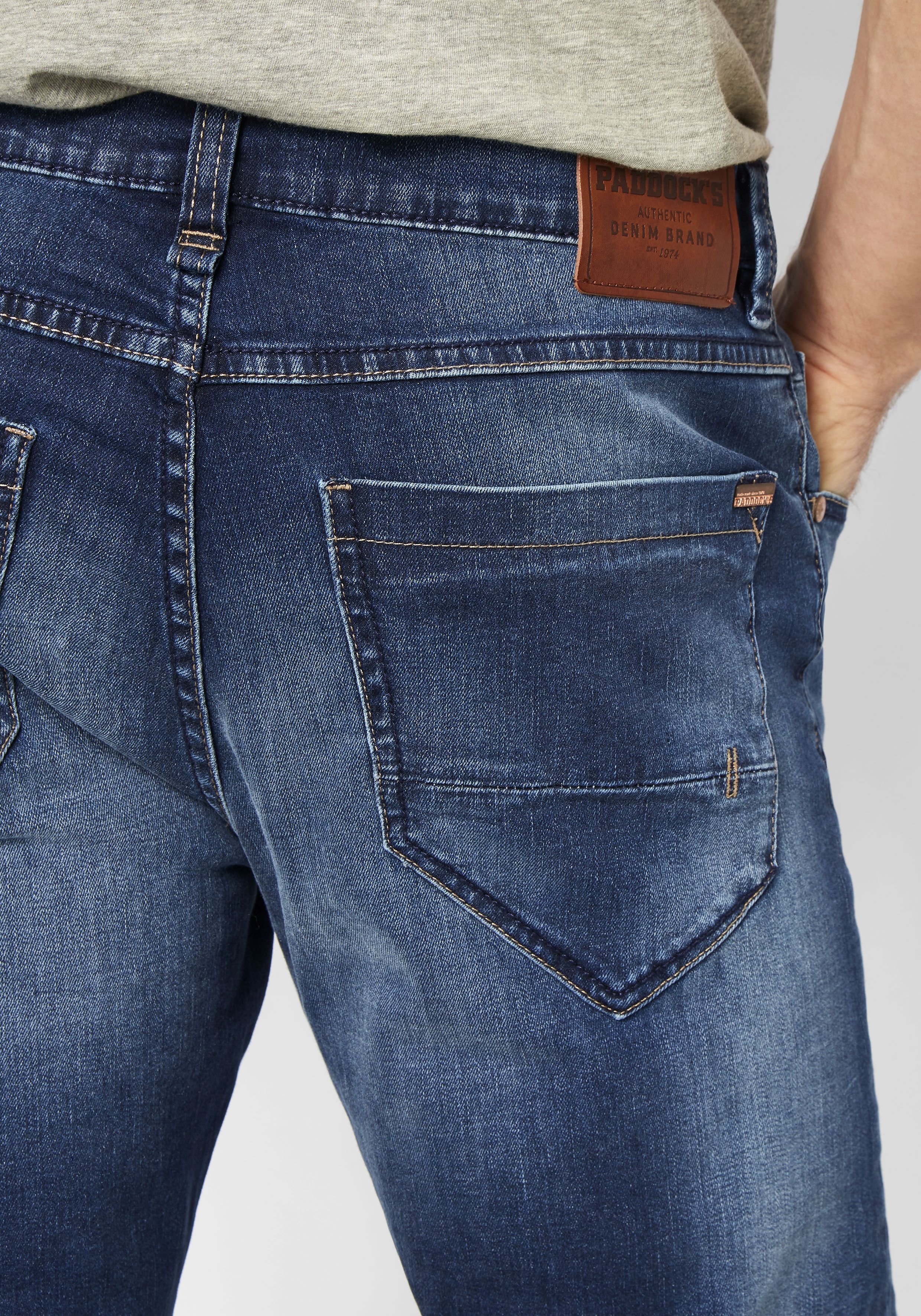 PADDOCKS BEN Herren Jeans - Midnight River Wash - 80112 3695.4590 von Paddocks
