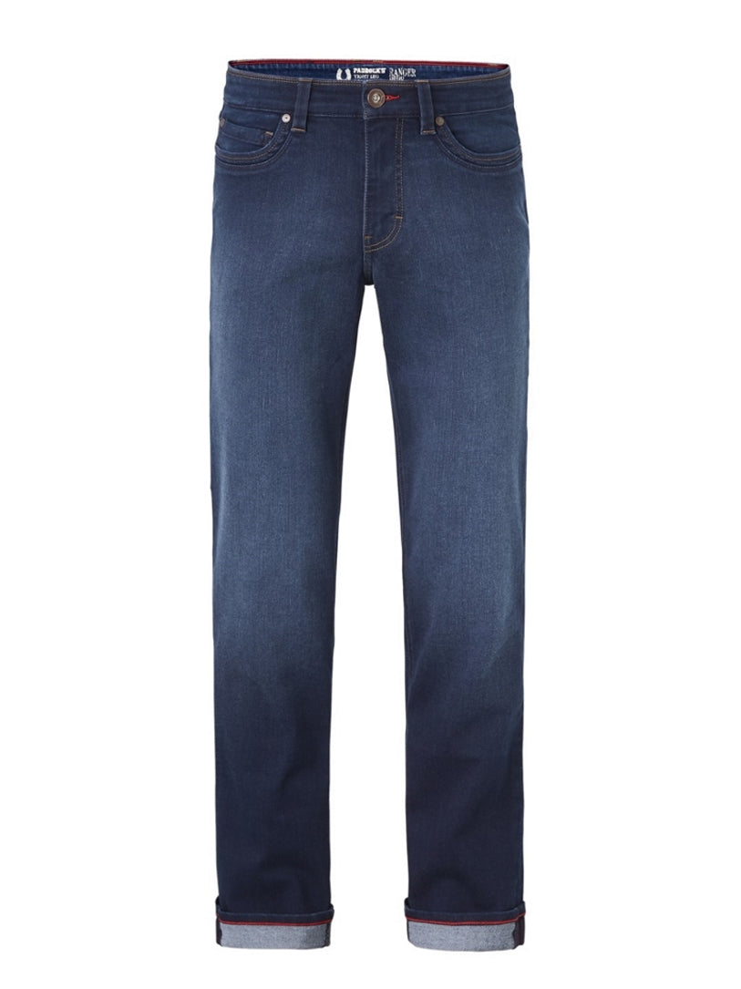 PADDOCKS RANGER PIPE Five-Pocket - Deep Indigo Rinse - 80207 6333.5312