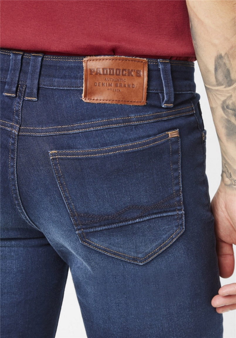 PADDOCKS RANGER PIPE Five-Pocket - Deep Indigo Rinse - 80207 6333.5312 von Paddocks