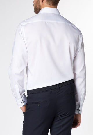 chemise manches longues eterna modern fit blanc 8100-00-x13k