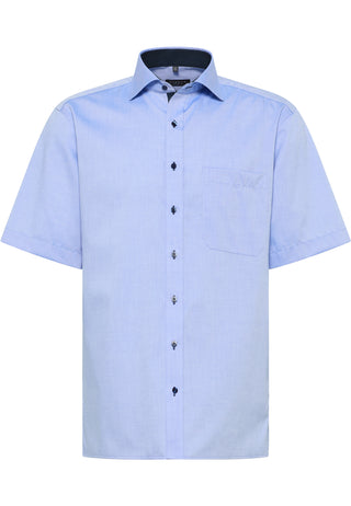 ETERNA COMFORT FIT Kurzarm Hemd - Sky Pinpoint Blue - 8100-12-K137