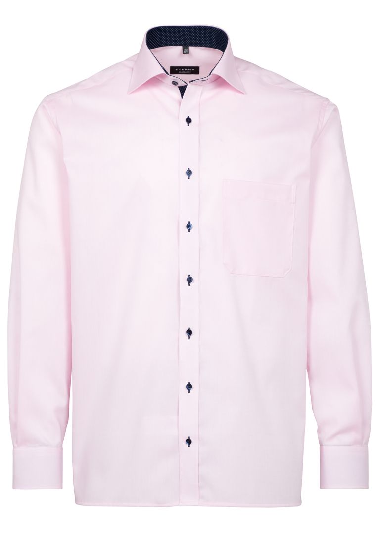 ETERNA COMFORT FIT Langarm Hemd - Blush Horizon Pink - 8100-50-E137