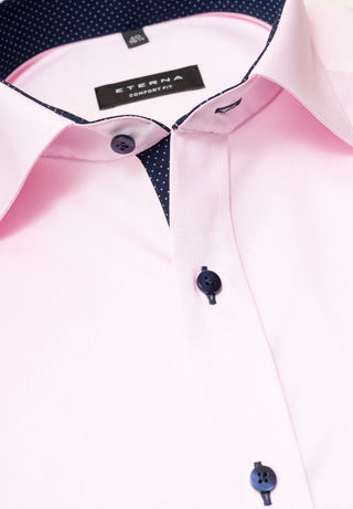 ETERNA COMFORT FIT Langarm Hemd - Blush Horizon Pink - 8100-50-E137