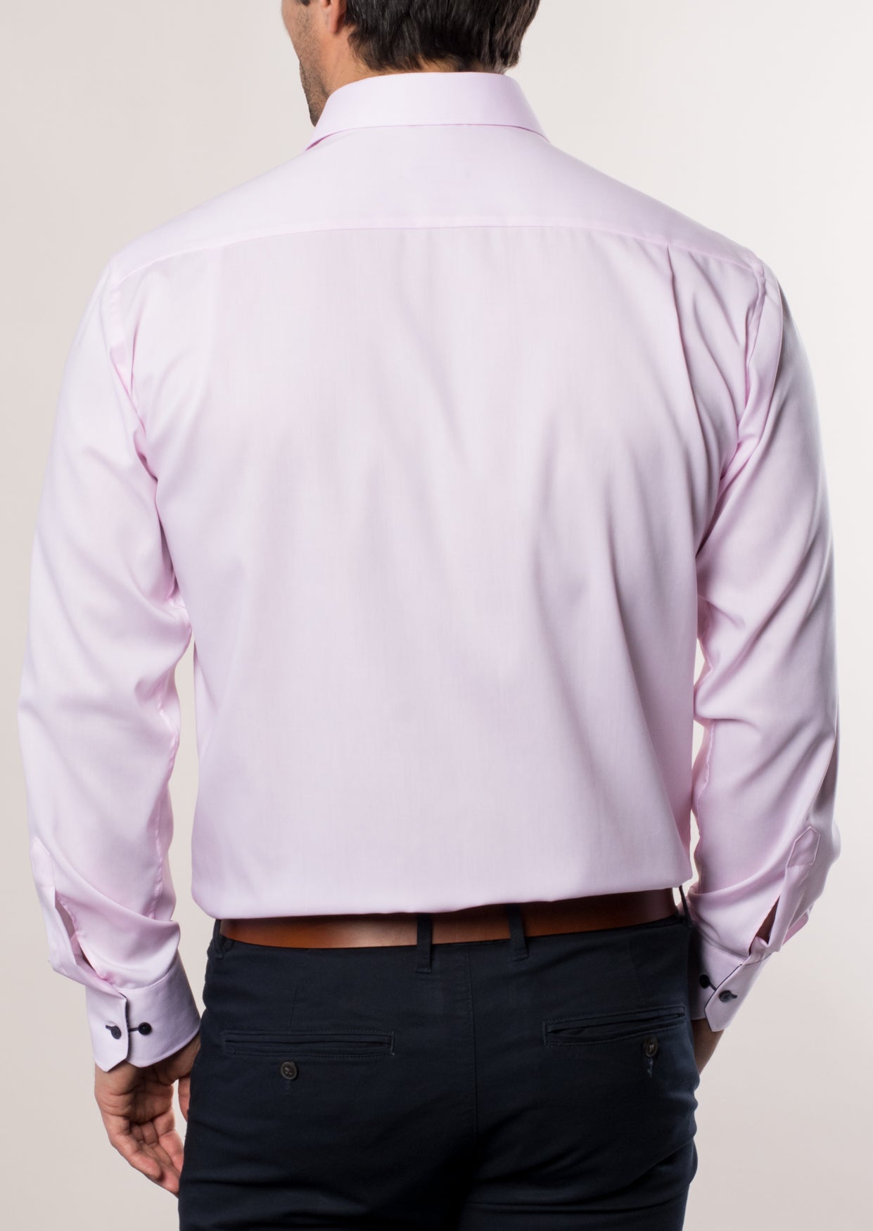 ETERNA COMFORT FIT Langarm Hemd - Blush Horizon Pink - 8100-50-E137 von Eterna