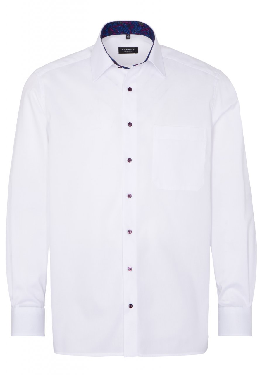 ETERNA COMFORT FIT Langarm Hemd - Ivory Chalk - 8103-00-E14E