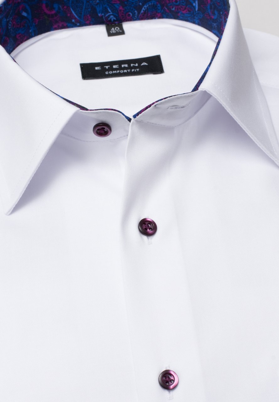 ETERNA COMFORT FIT Langarm Hemd - Ivory Chalk - 8103-00-E14E