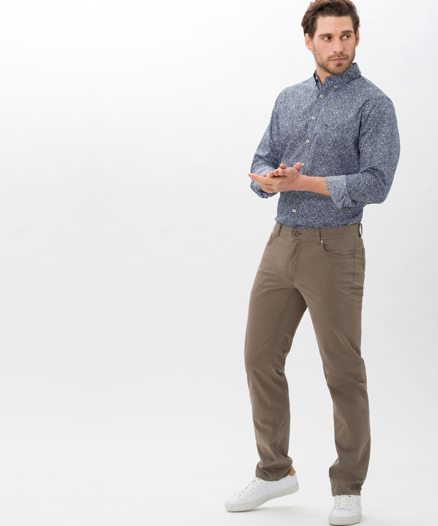 BRAX COOPER Fancy Chino - Mossy Khaki Green - 7863220 84-1507-34 von BRAX