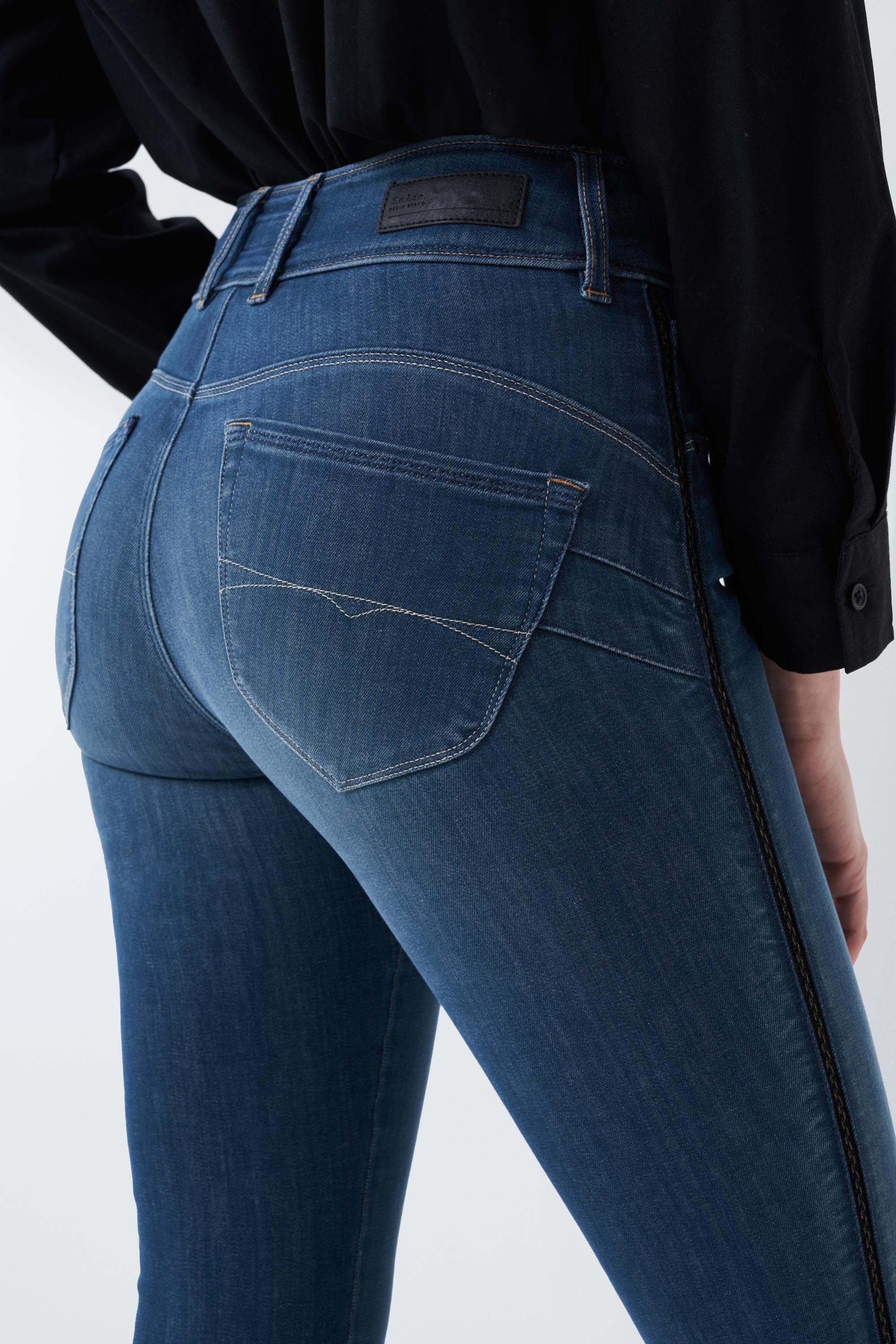 SALSA JEANS SECRET PUSH SKINNY bleu 126013.8506 von Salsa