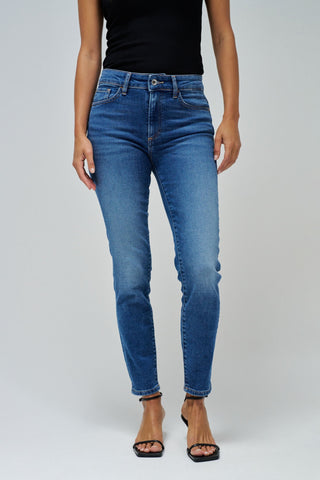 SALSA Destiny Push Up CROP Jeans - Ocean Denim Blue - 21008457.852