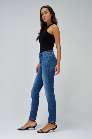 SALSA Destiny Push Up CROP Jeans - Ocean Denim Blue - 21008457.852