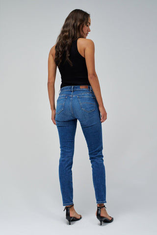 SALSA Destiny Push Up CROP Jeans - Ocean Denim Blue - 21008457.852