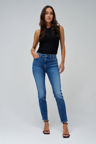 SALSA Destiny Push Up CROP Jeans - Ocean Denim Blue - 21008457.852