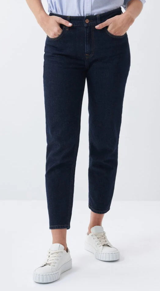 SALSA True Cropped Slim Jeans - Midnight Rinse Blue - 126111.8503