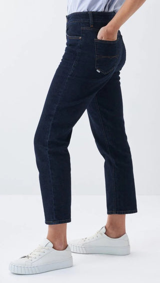 SALSA True Cropped Slim Jeans - Midnight Rinse Blue - 126111.8503