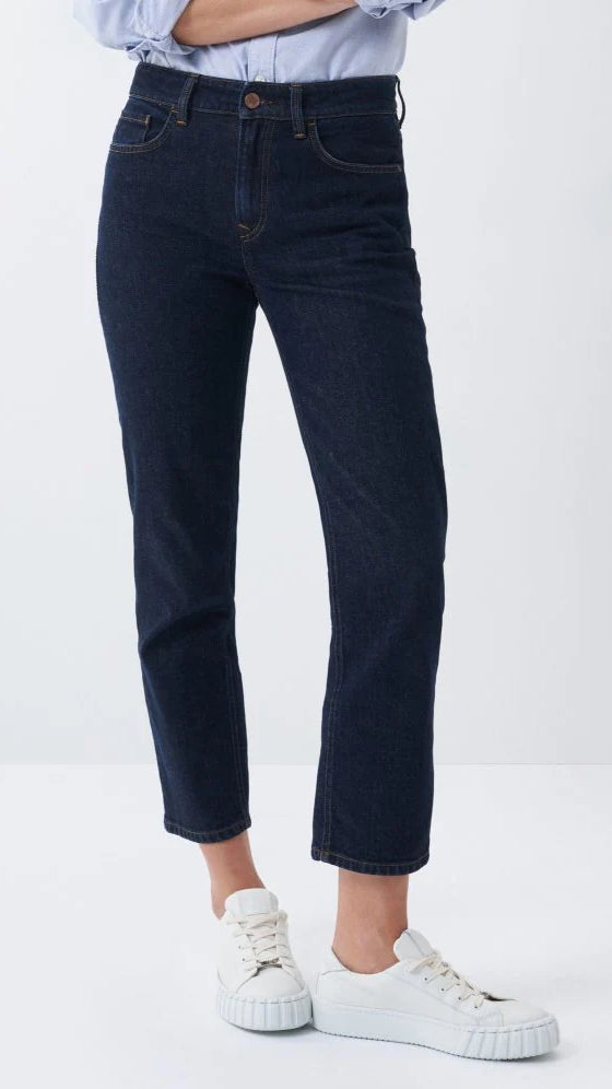 SALSA True Cropped Slim Jeans - Midnight Rinse Blue - 126111.8503