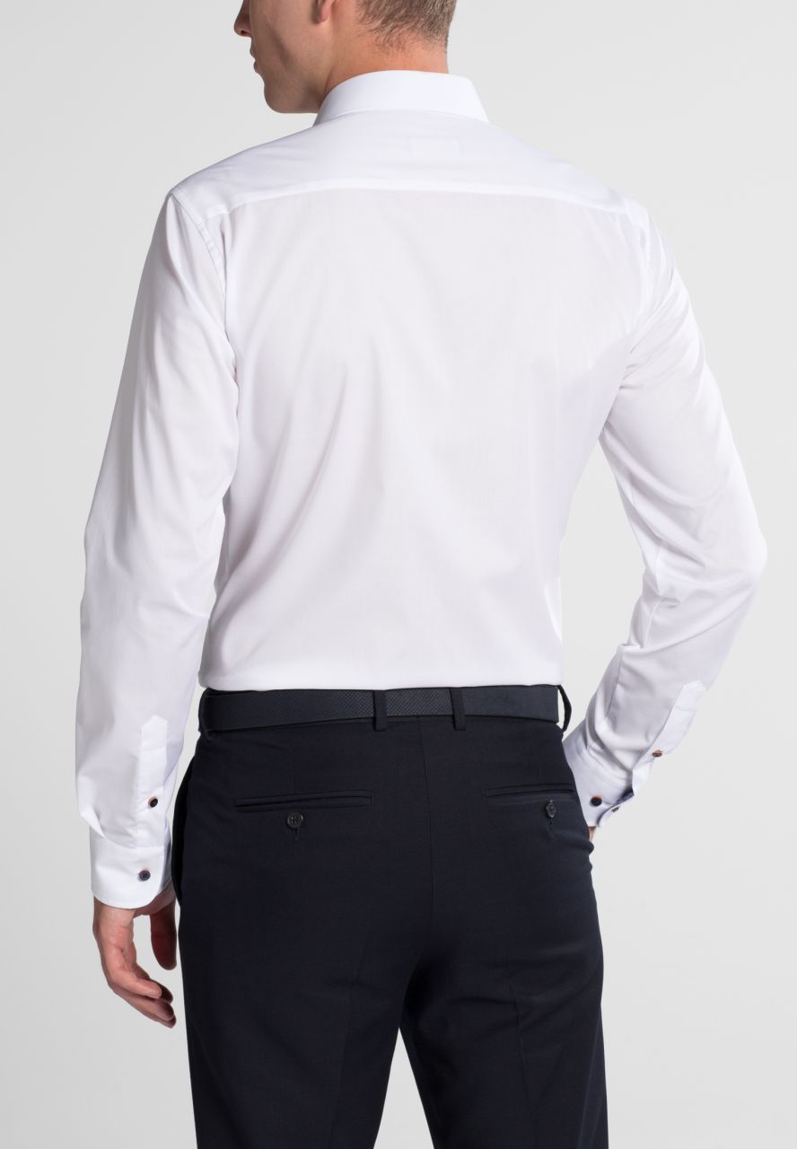 chemise à manches longues eterna slim fit blanc 8585-00-f142 von Eterna