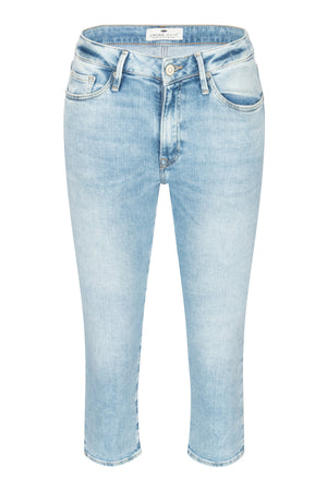 CROSS JEANS AMBER Capri Jeans - Sunwashed Denim Blue - A548-023