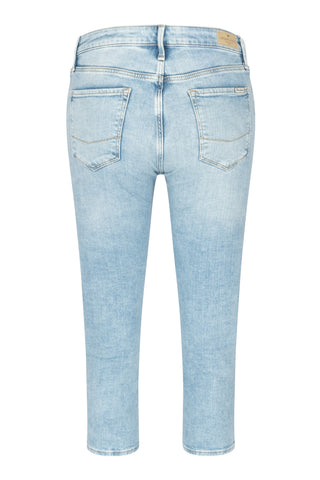 CROSS JEANS AMBER Capri Jeans - Sunwashed Denim Blue - A548-023