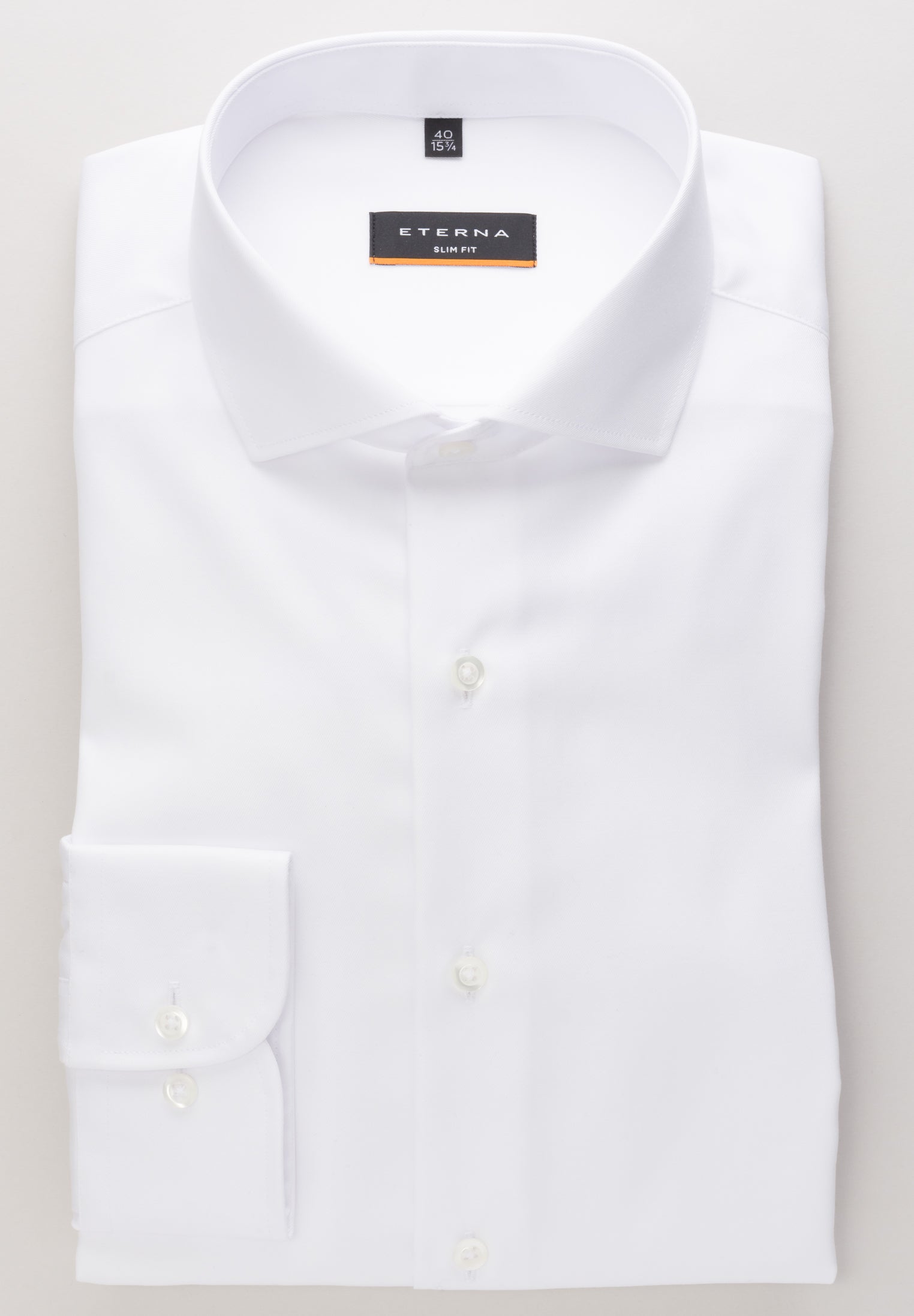 ETERNA Slim Fit Cover Shirt - Bright Linen White - 8817-00-F182 von Eterna