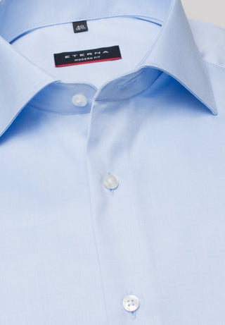 ETERNA MODERN FIT COVER SHIRT TWILL Langarm Hemd hellblau 8817-10-X18K