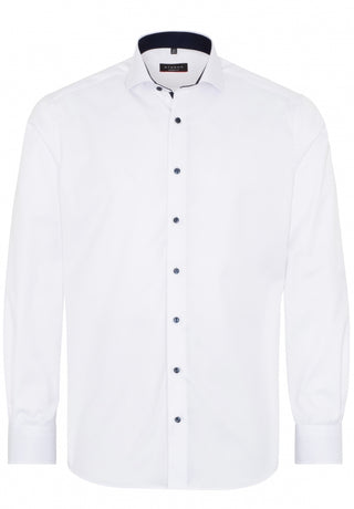 ETERNA MODERN FIT COVER SHIRT TWILL Langarm Hemd - Moonlit Chalk White - 8819-00-X15V