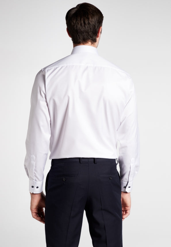 ETERNA MODERN FIT COVER SHIRT TWILL Langarm Hemd - Moonlit Chalk White - 8819-00-X15V von Eterna
