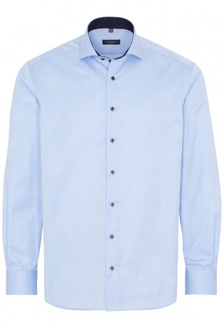 ETERNA COMFORT FIT COVER SHIRT - Glacier Mist Twill - 8819-10-E15V