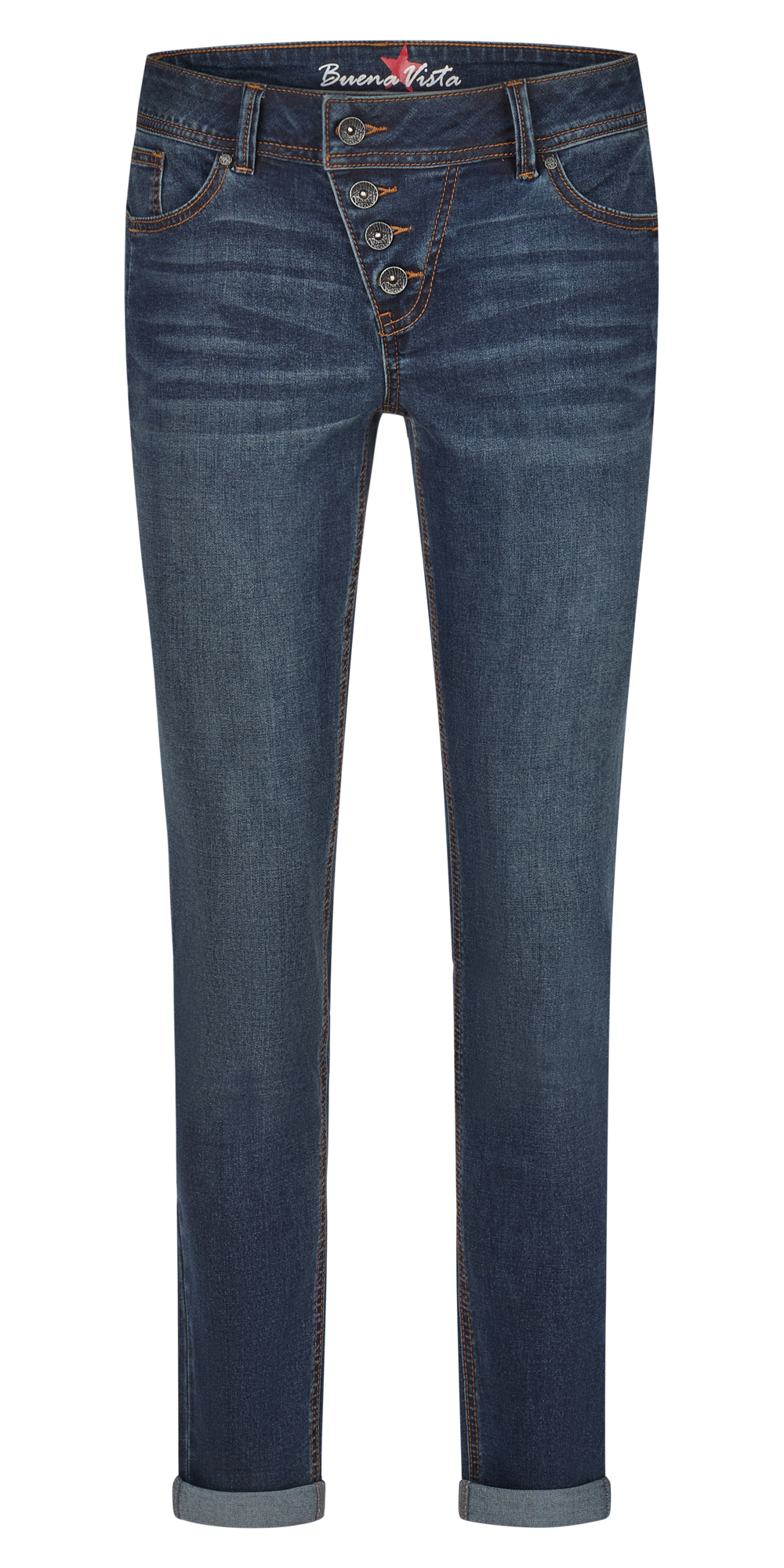 BUENA VISTA MALIBU dark stone 888 B5001 370.5222 - Stretch Denim von Buena Vista
