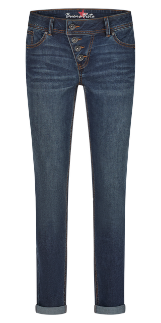 BUENA VISTA MALIBU dark stone 888 B5001 370.5222 - Stretch Denim