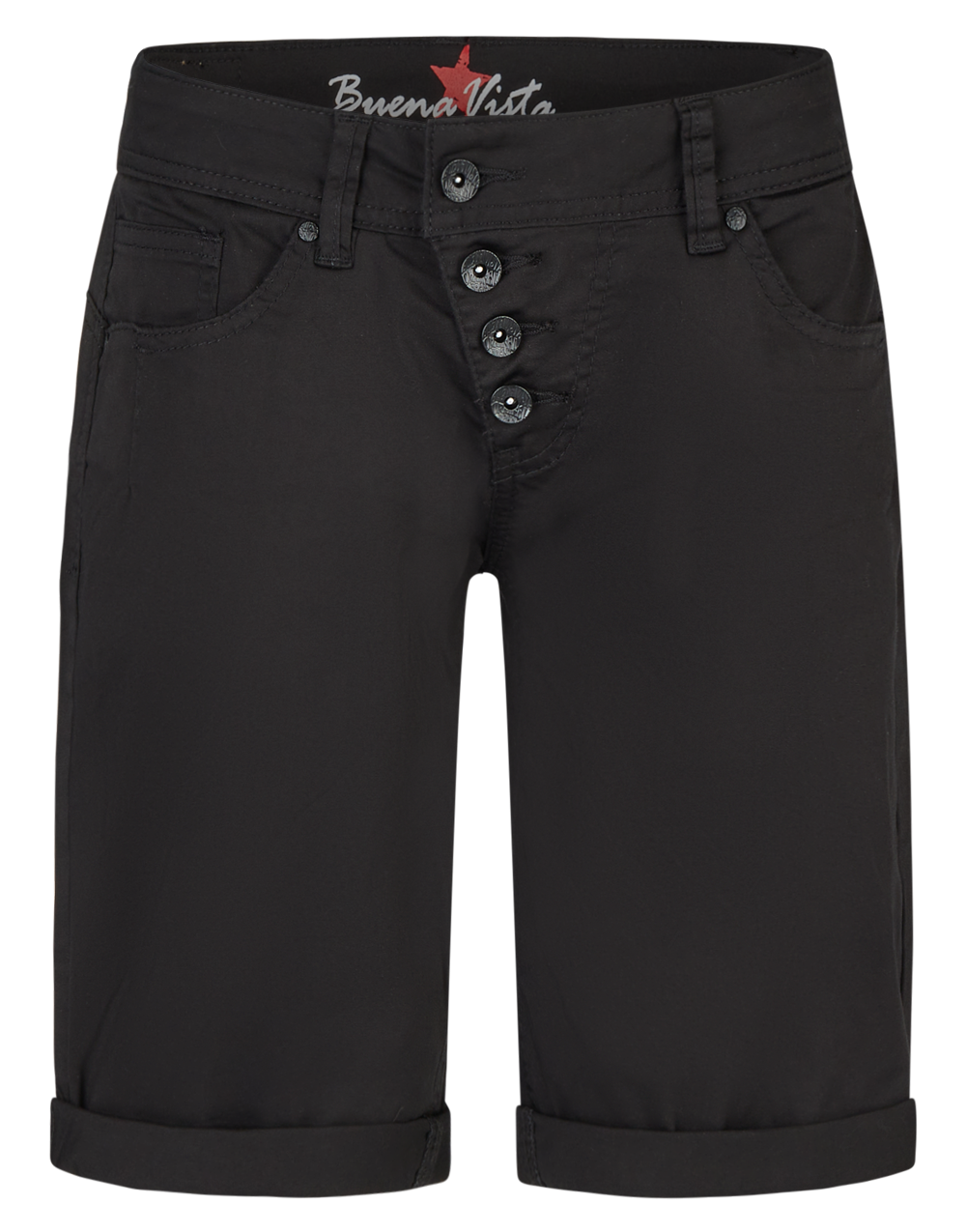 BUENA VISTA MALIBU SHORT black 888 B5025 4221.14 - Stretch Twill