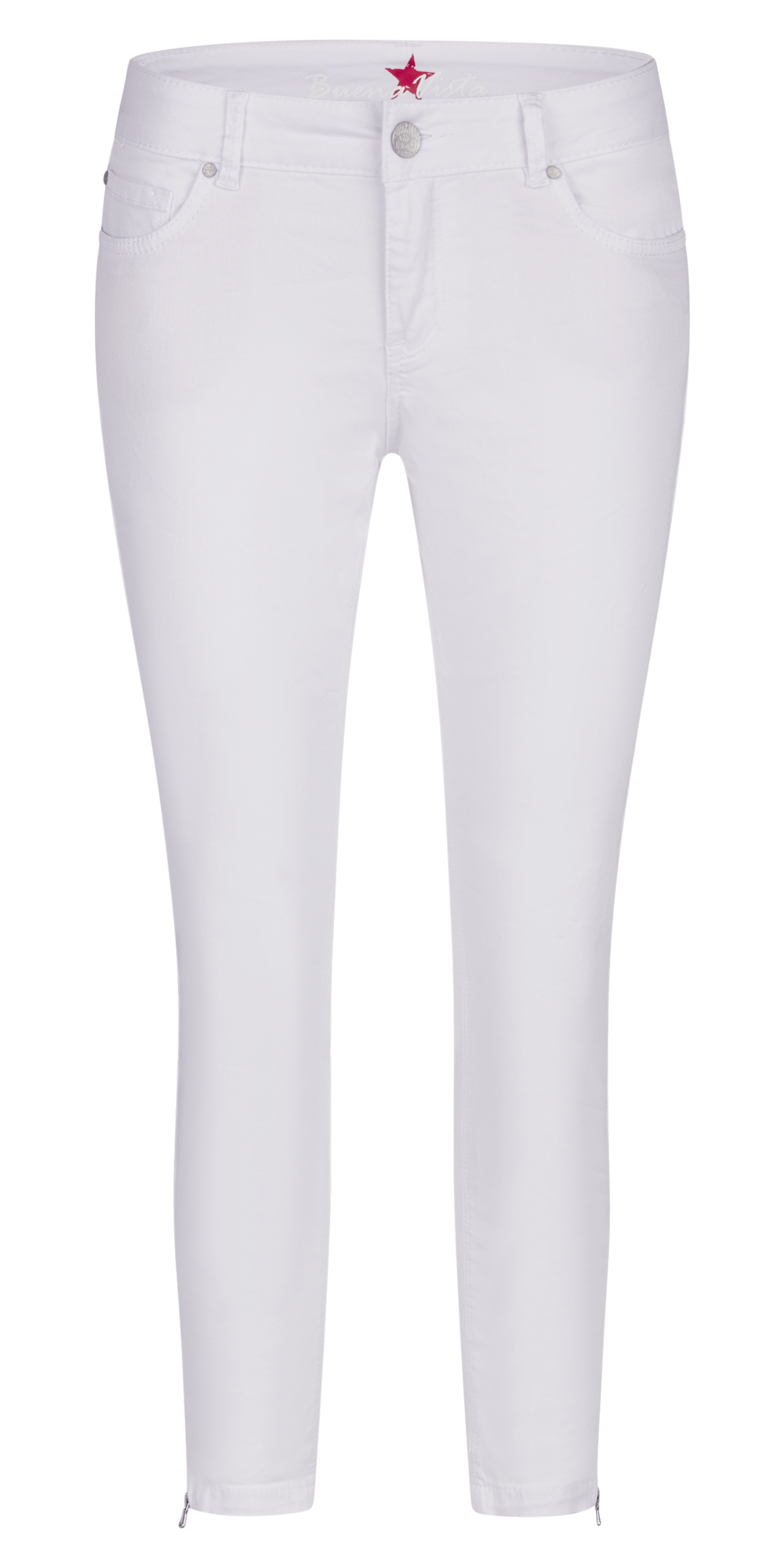 BUENA VISTA ITALY Cropped Hose - Bright Porcelain White - 888 B5311 4141.032