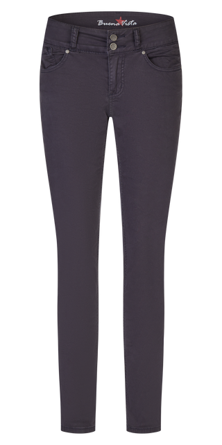 BUENA VISTA Tummyless Tapered Jeans - Midnight Plum - 888 B5664 4003.1177