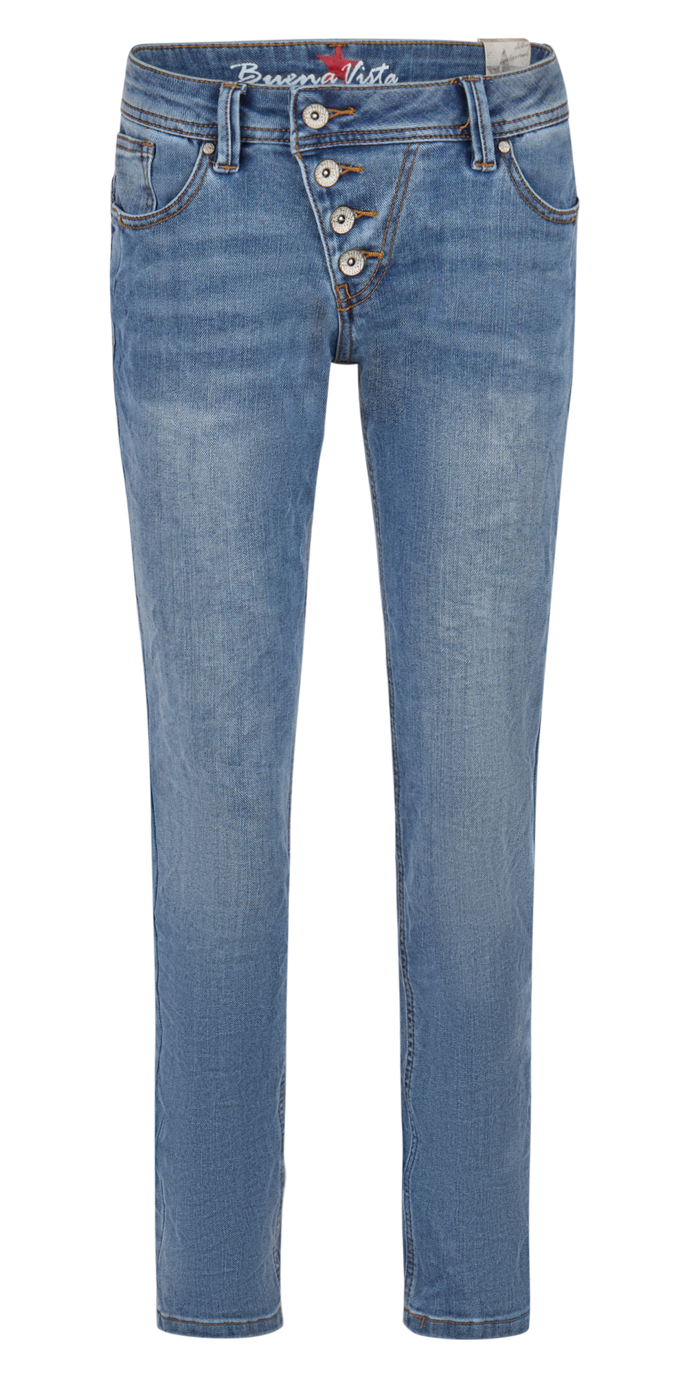 BUENA VISTA Malibu Damenhose - Harbour Wash Blue - 888 B5826 355.6658