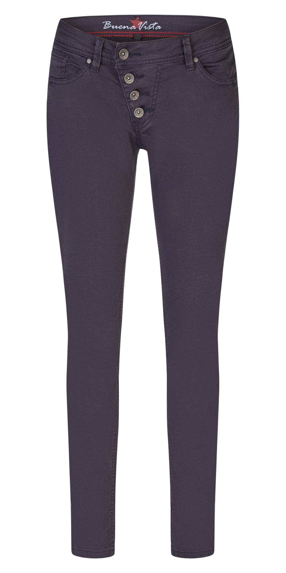 BUENA VISTA Malibu cropped Hose - Midnight Plum - 888 B5826 4003.1177