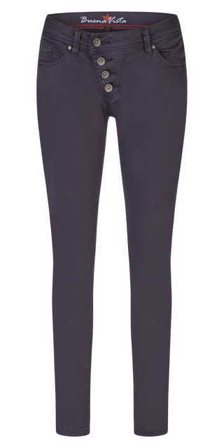 BUENA VISTA Malibu cropped Hose - Midnight Plum - 888 B5826 4003.1177