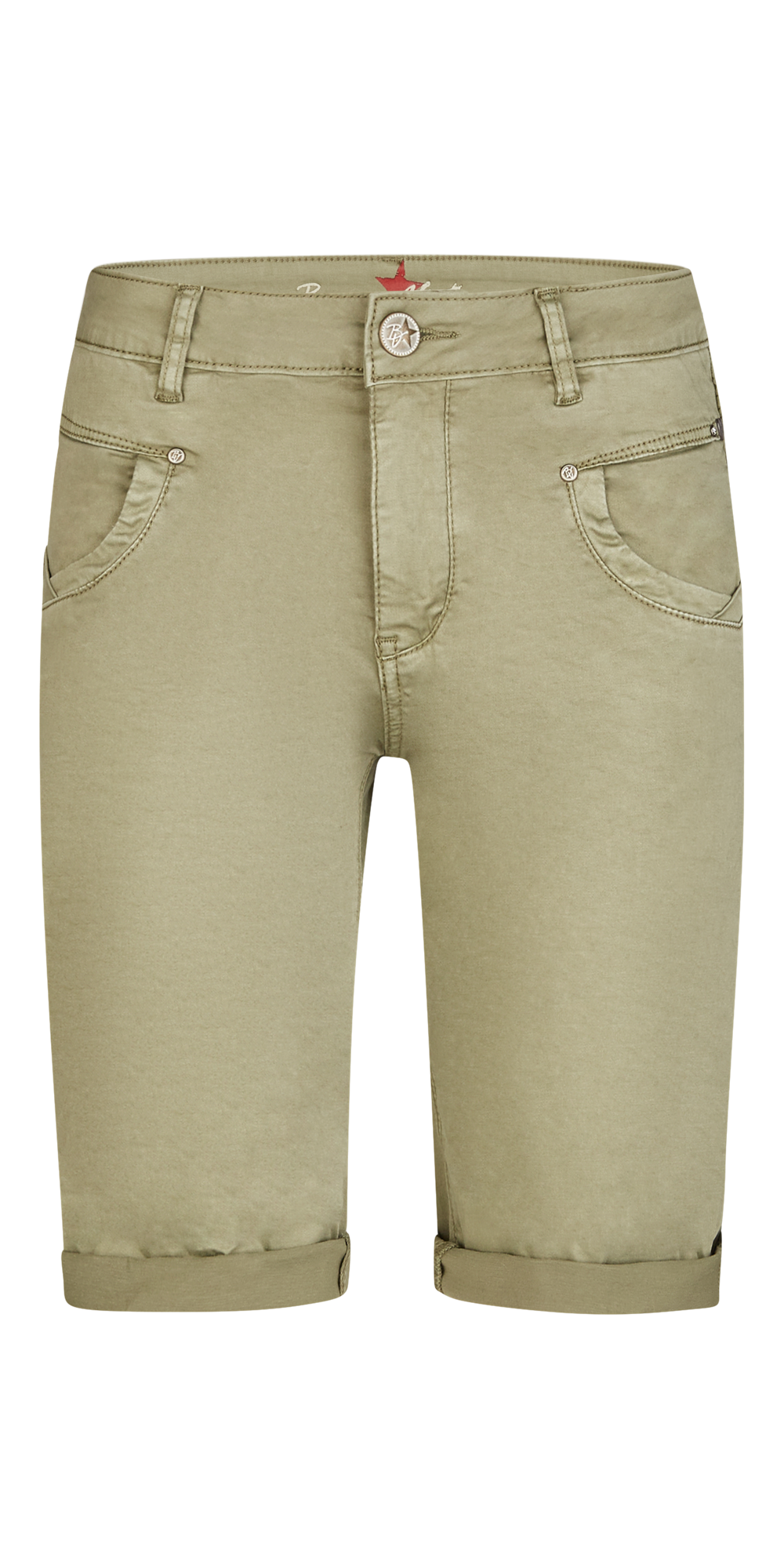 BUENA VISTA Anna Bermuda - Sand Dune Olive - 888 B5861 4003.7143