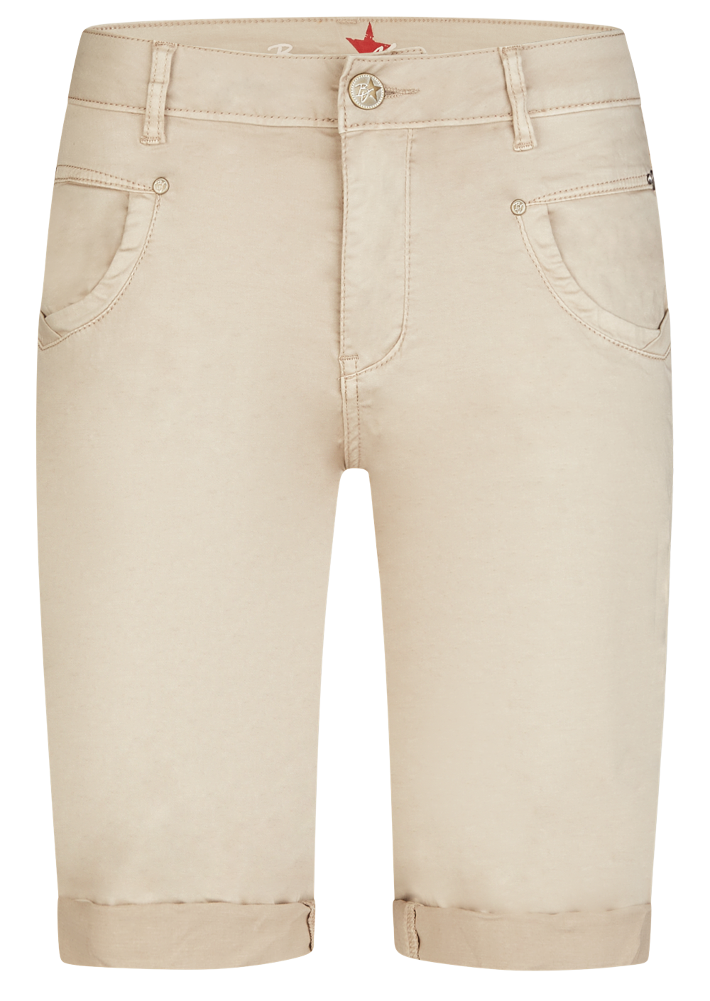BUENA VISTA Anna Bermuda-Shorts - Desert Oat Beige - 888 B5861 4003.8519