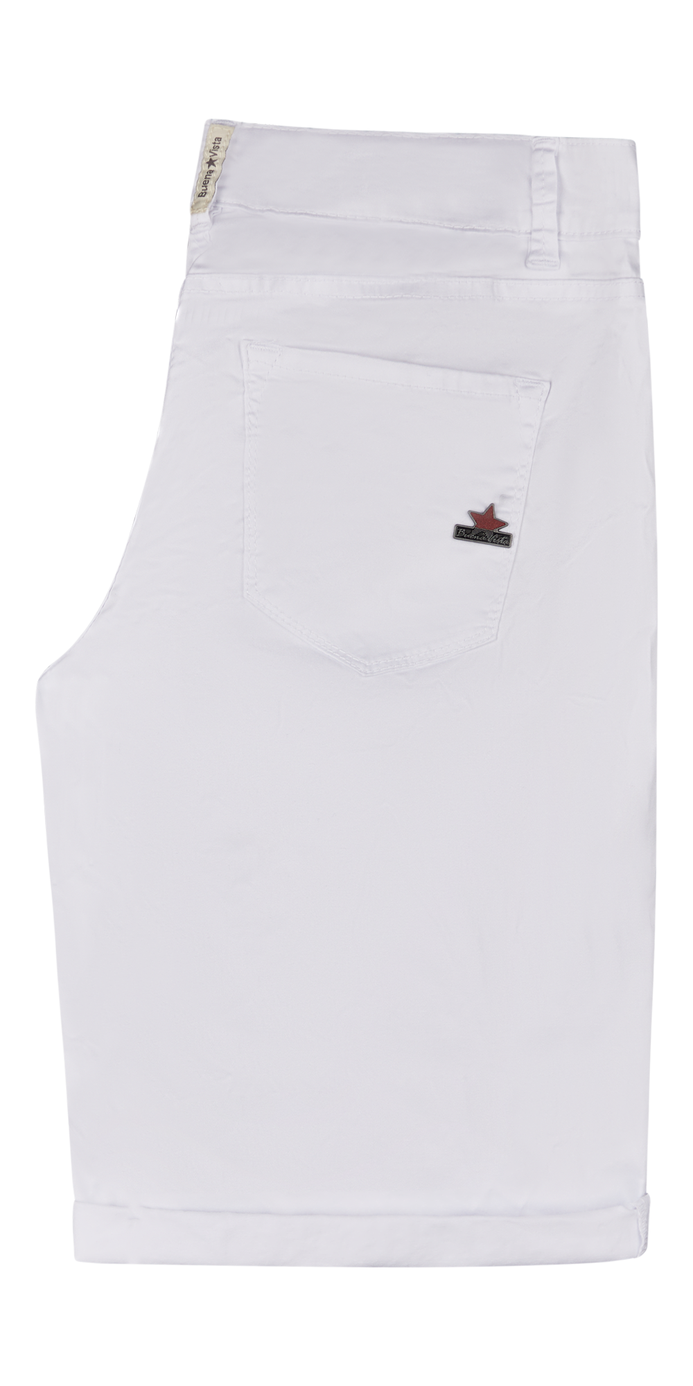 BUENA VISTA Italy Short - Bright Ivory Twill - 888 B5876 4003.032
