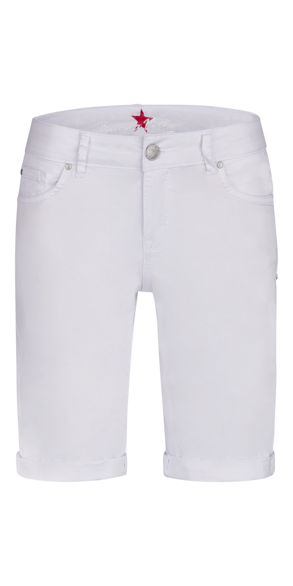 BUENA VISTA Italy Short - Bright Ivory Twill - 888 B5876 4003.032