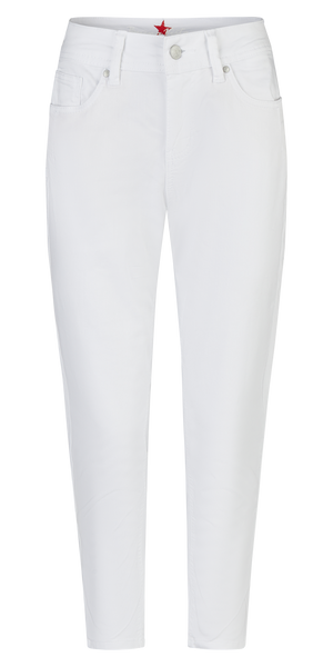 BUENA VISTA MALIBU-ZIP HIGH 7/8 white 888 B5979 4141.32 - Stretch Twill
