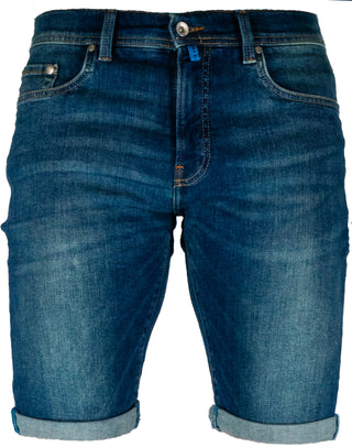pierre cardin futureflex shorts bleu vert utilisé lavé 3452 8880.31