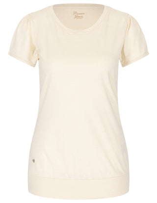 PIONEER Jersey Mele Kurzarm T-Shirt - Creamy Sand Drift - 1301 301.1001