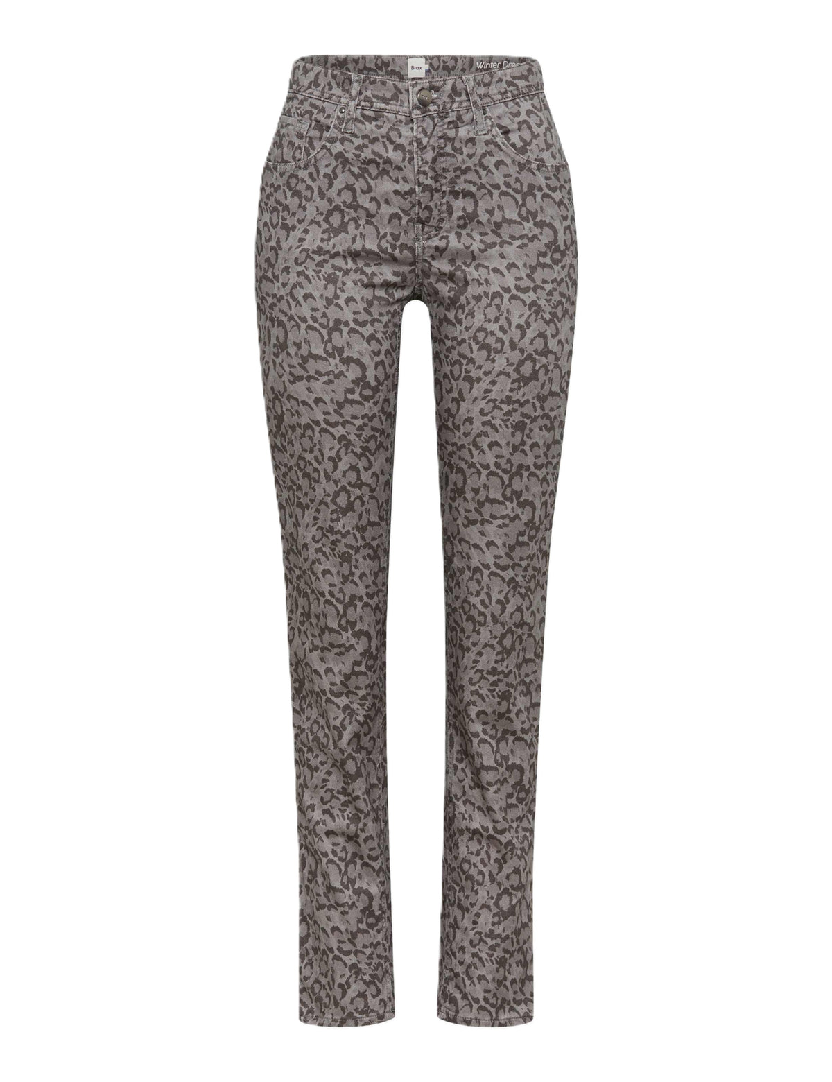 BRAX MARY Hose - Stone Leopard Smoke - 9811220 77-1728-06