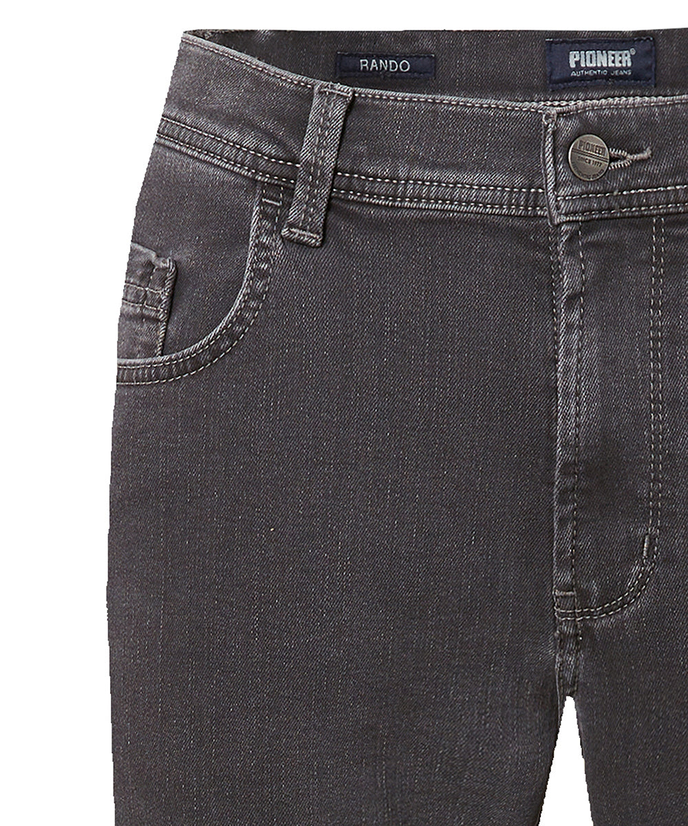 PIONEER RANDO Straight Jeans - Iron Slate Grey - 16801 6626.9830 von Pioneer