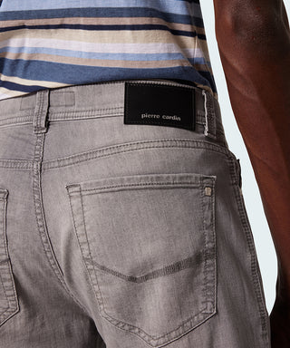 PIERRE CARDIN Lyon Tapered Jeans - Misty Stone Grey - 34510 7761.9835
