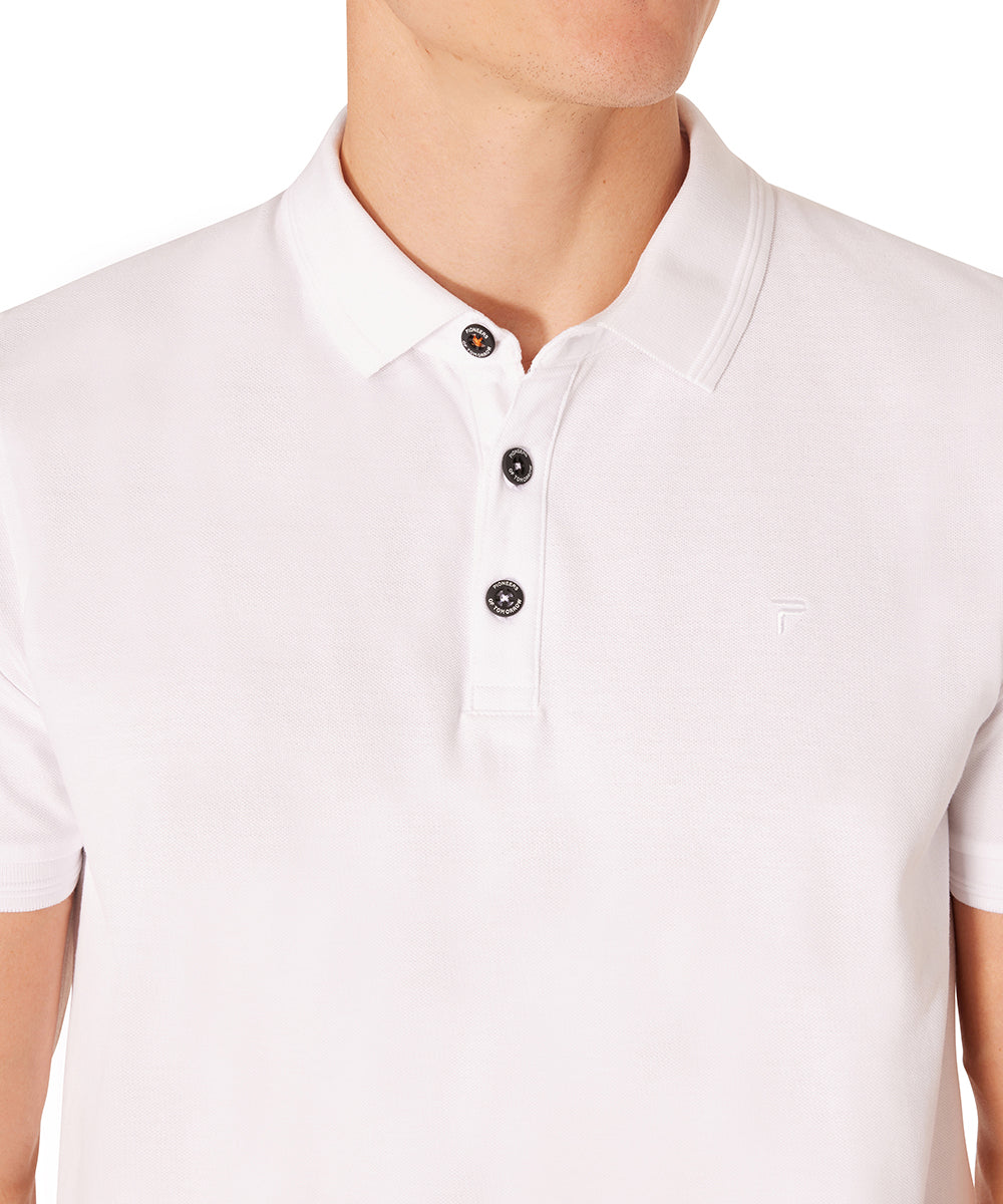 PIONEER Polo Kurzarm Poloshirt - Pearl Mist White - 57006 2000.1010 von Pioneer