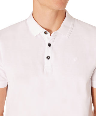 PIONEER Polo Kurzarm Poloshirt - Pearl Mist White - 57006 2000.1010