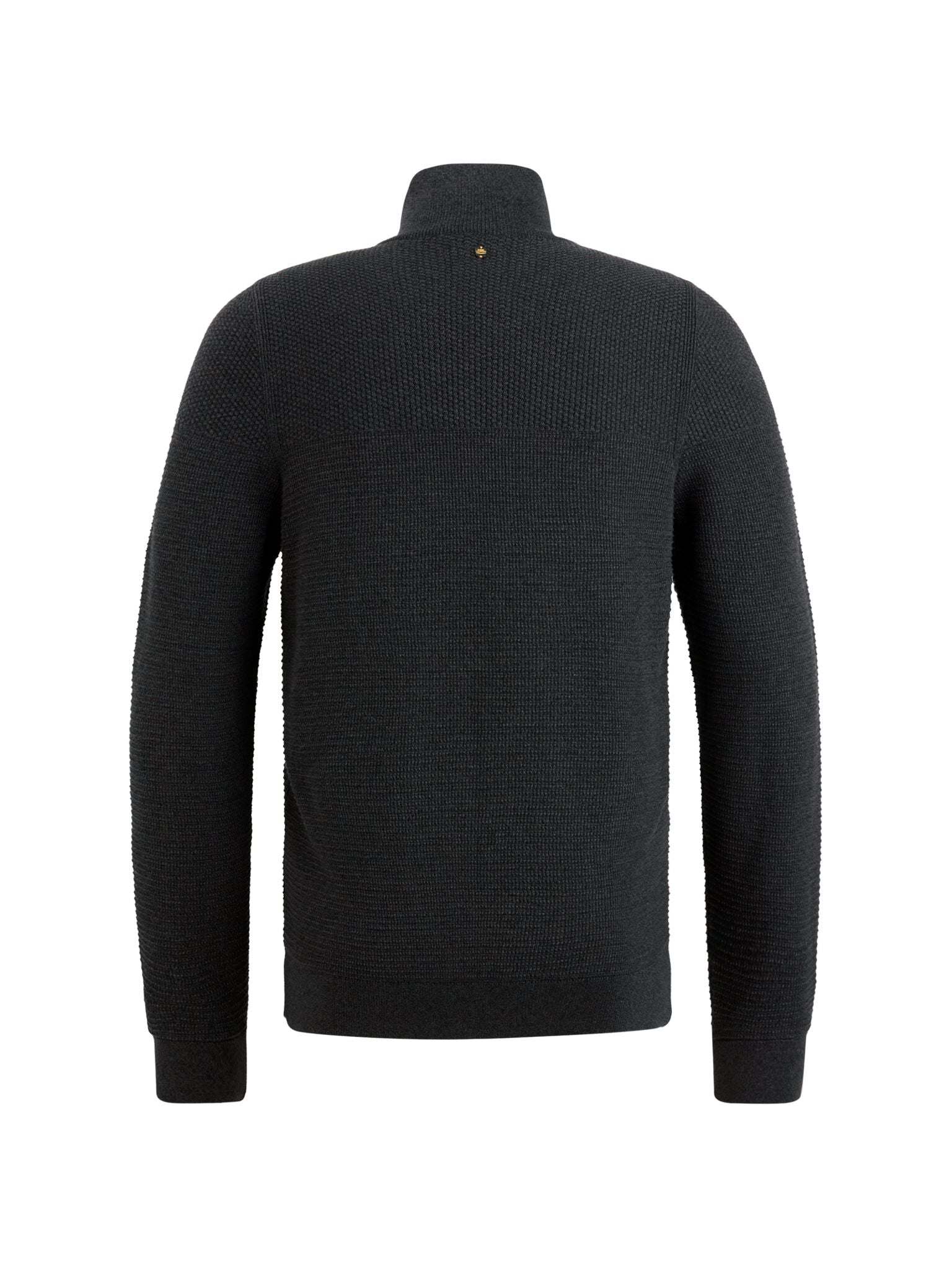 PME LEGEND Halb-Zip Strickpullover - Midnight Asphalt Knit - PKW2410301-999