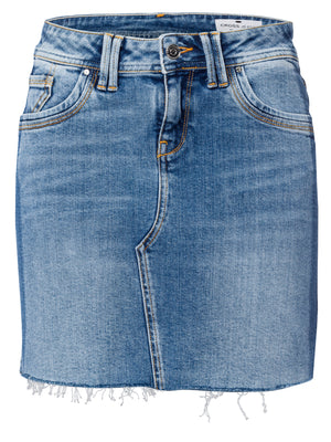 CROSS JEANS Mariella Jeansrock - Ice Harbor Blue - A510-052
