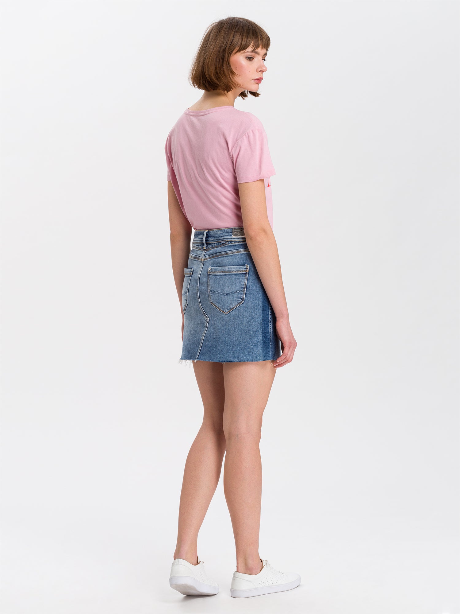 CROSS JEANS Mariella Jeansrock - Ice Harbor Blue - A510-052 von Cross Jeans
